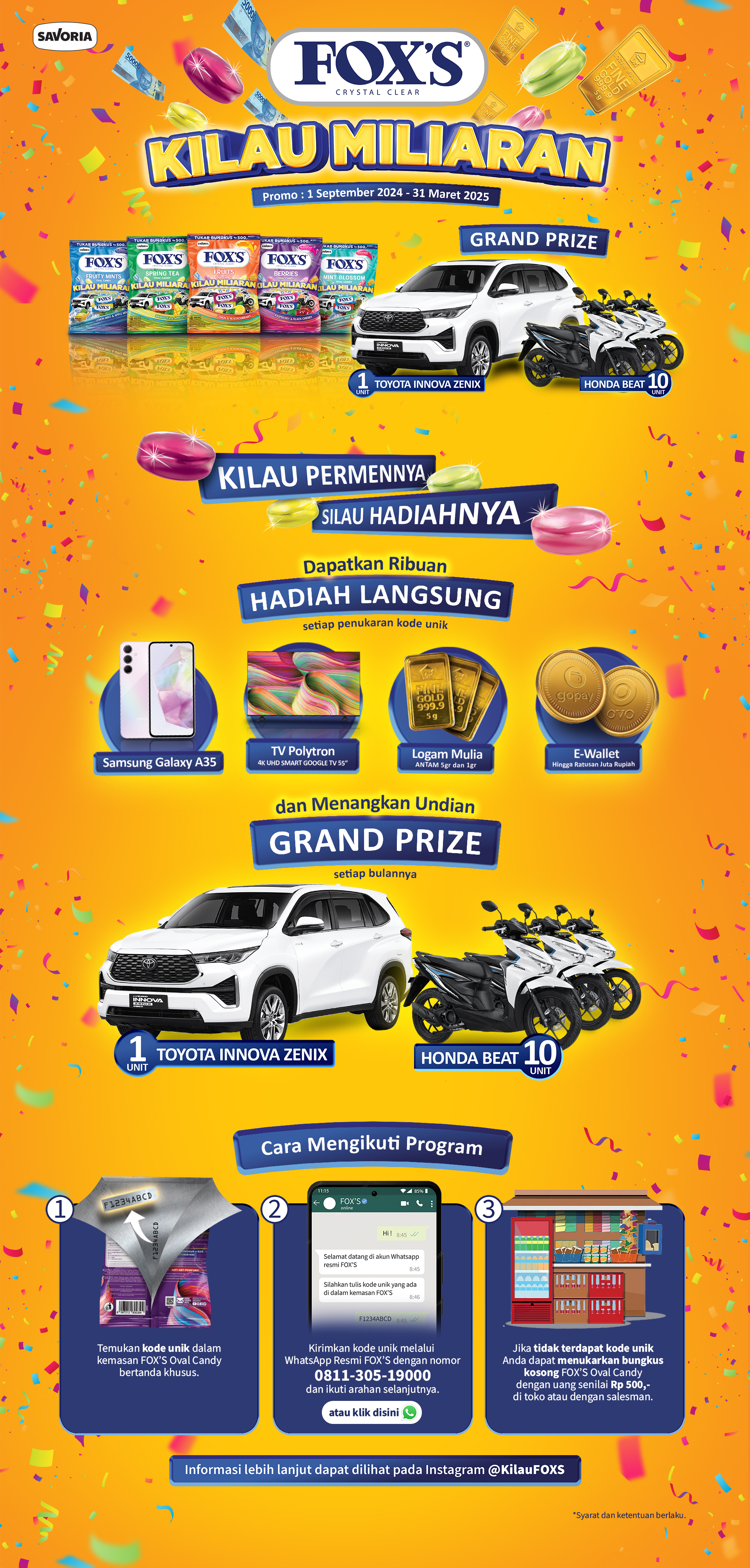 Kilau Miliaran Fox's Promotion